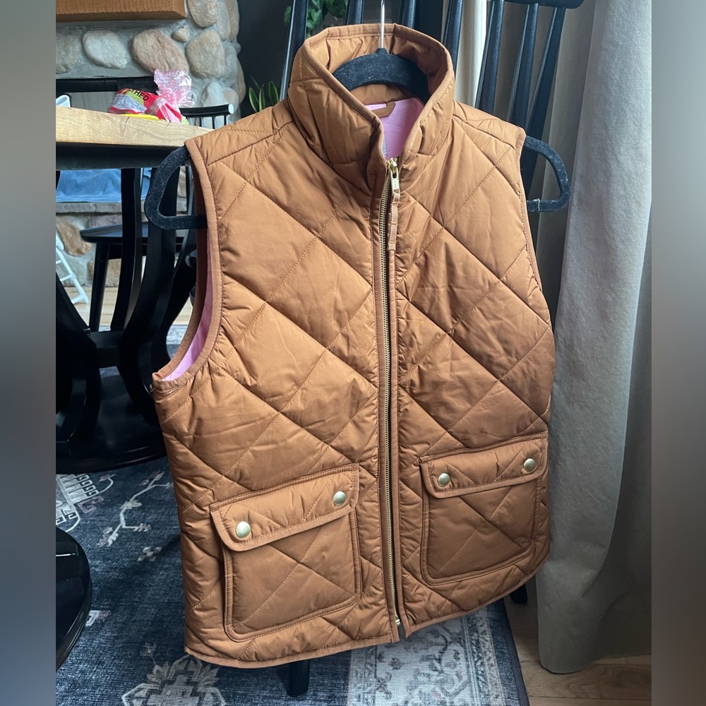 NWT JCrew Quilted Down Vest XS